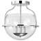 Nuvo Amado 3-Light Semi Flush Mount Polished Nickel Clear Glass 60/7822 - alternate 5